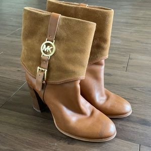 Michael Kors brown booties! Fairly worn